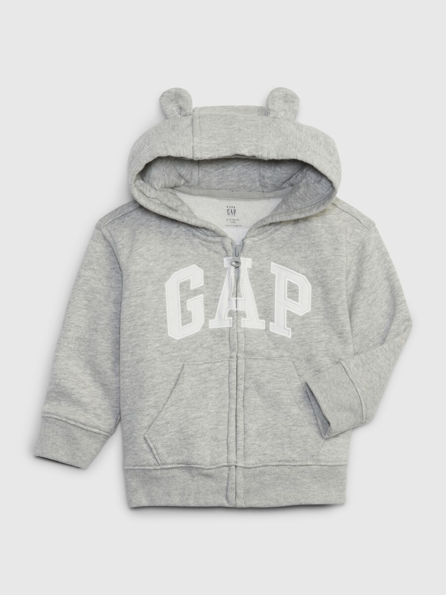 FRCH FLC LOGO FZ - LIGHT HEATHER GREY 