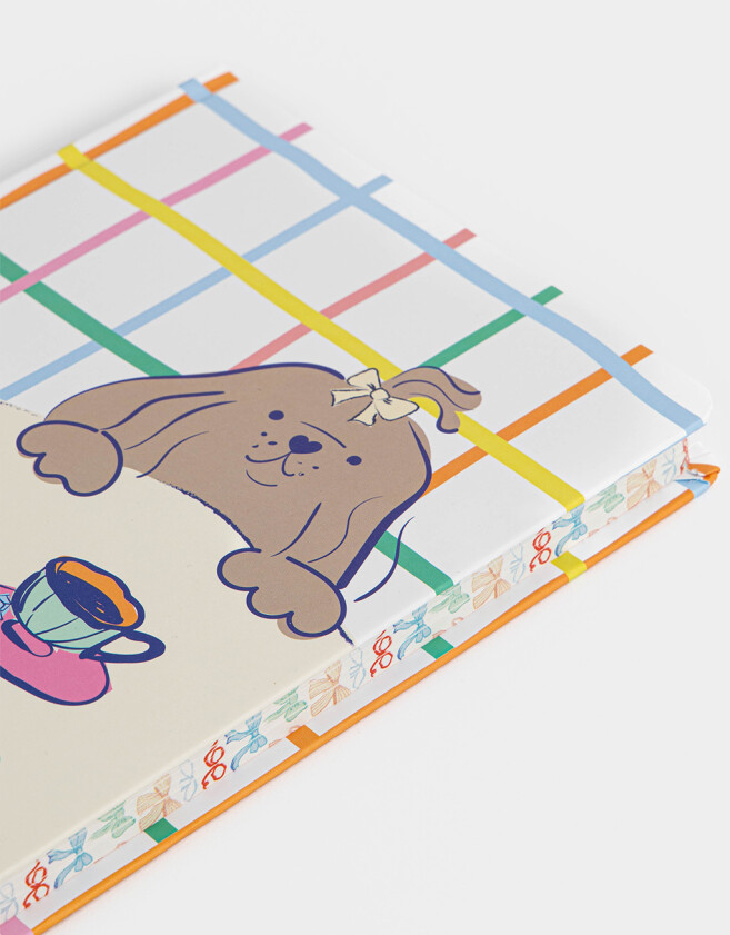 Anotadores Cuadernos y Memos Animalito Cuaderno De Tapa Dura Impresa Con El Lateral De Las Hojas Estampado - Combinacion Multicolor