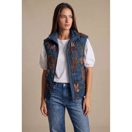 Chaleco Lavado Reversible Marino