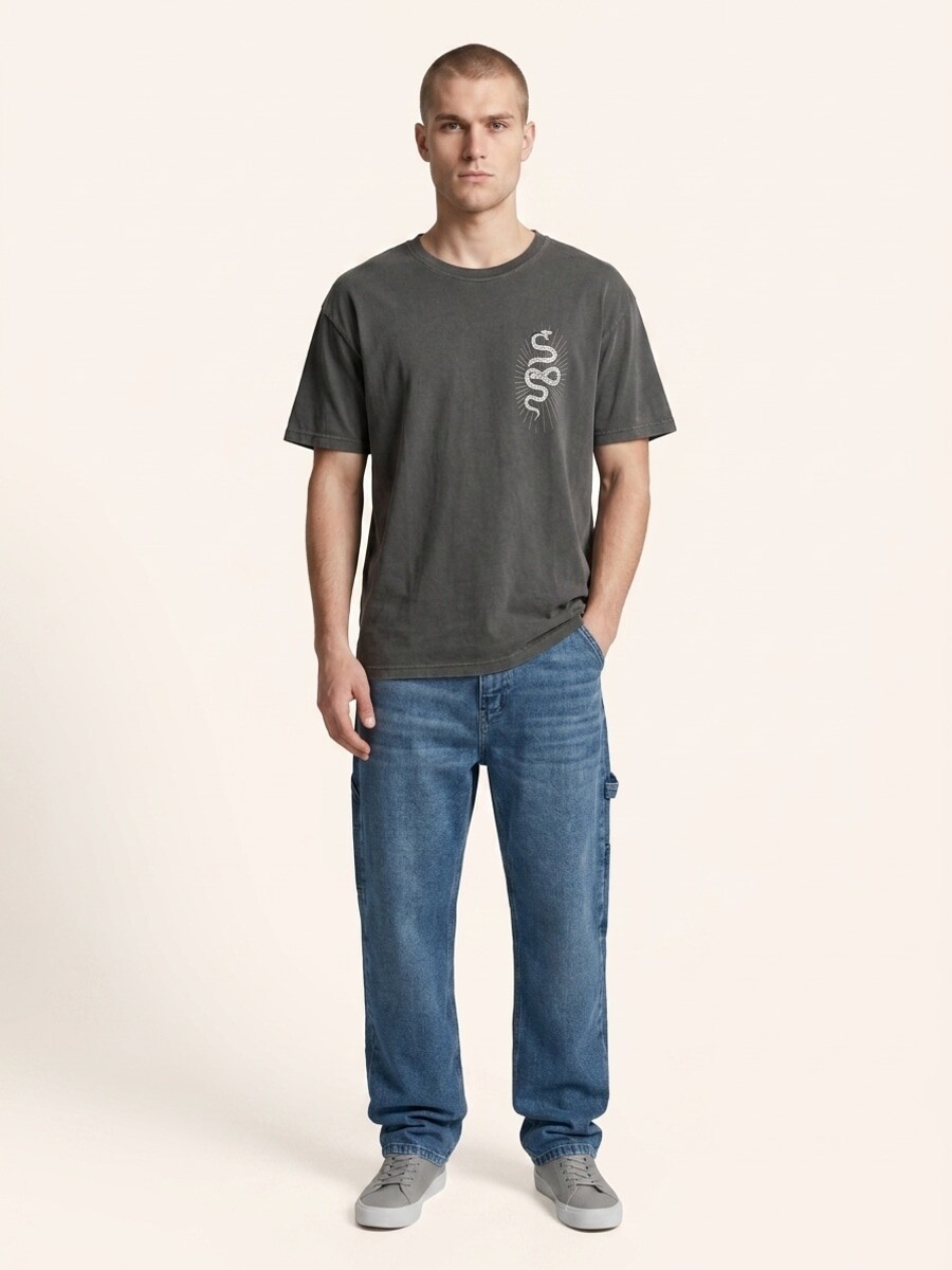 REMERA SERPIENTE OVER TEE 