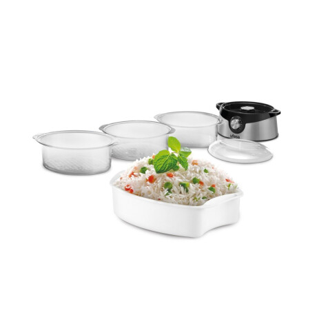 Vaporera Vaporino Ufesa Negro/Gris Inox