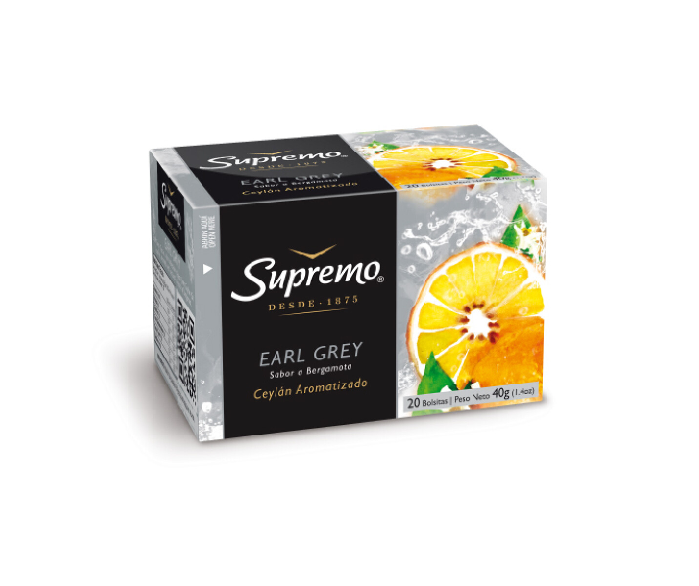 TE SUPREMO EARL GREY x 20 sob 
