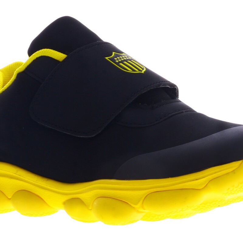 Championes Infantiles Peñarol Bubbles Kids Negro - Amarillo