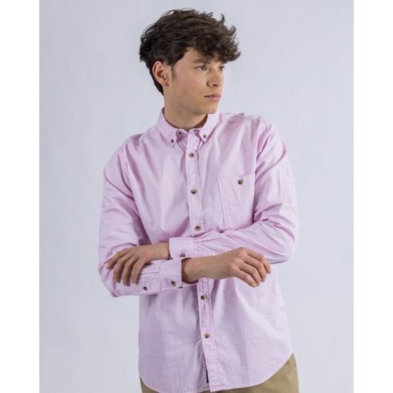Camisa manga larga UFO Grant rosada Rosa