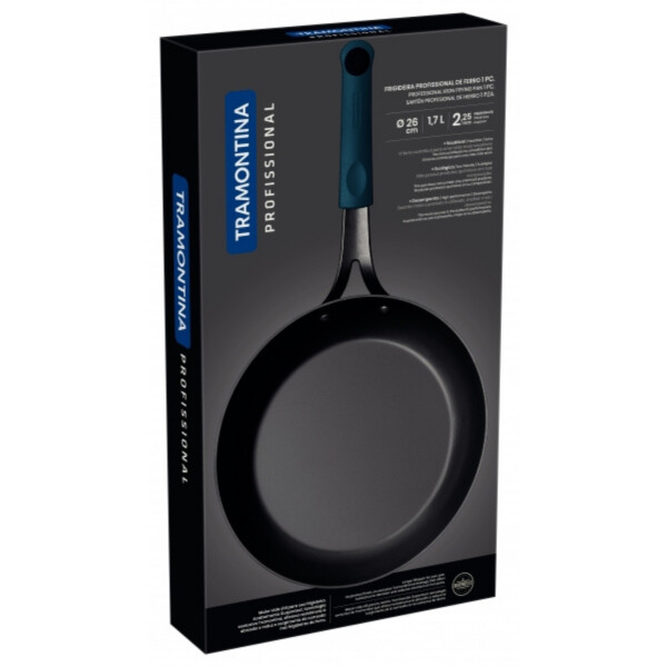 Sartén de Hierro 26 cm 1,7 Litros | Tramontina 20766/026 Sartén de Hierro 26 cm 1,7 Litros | Tramontina 20766/026