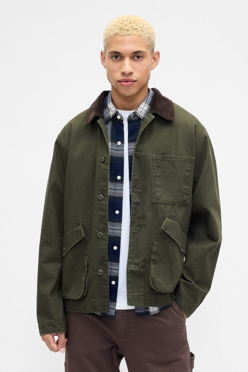 Campera Barn Hombre Ripe Olive