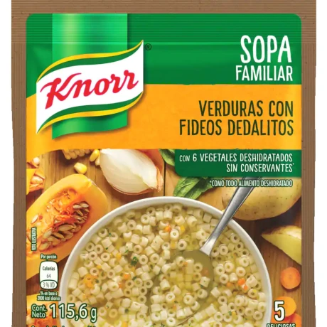 SOPA KNORR CASERA VERDURA C/DEDALITOS SOPA KNORR CASERA VERDURA C/DEDALITOS