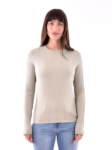 REMERA DALIA VERDE GRISACEO