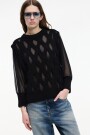 BLUSA TRICOT Negro