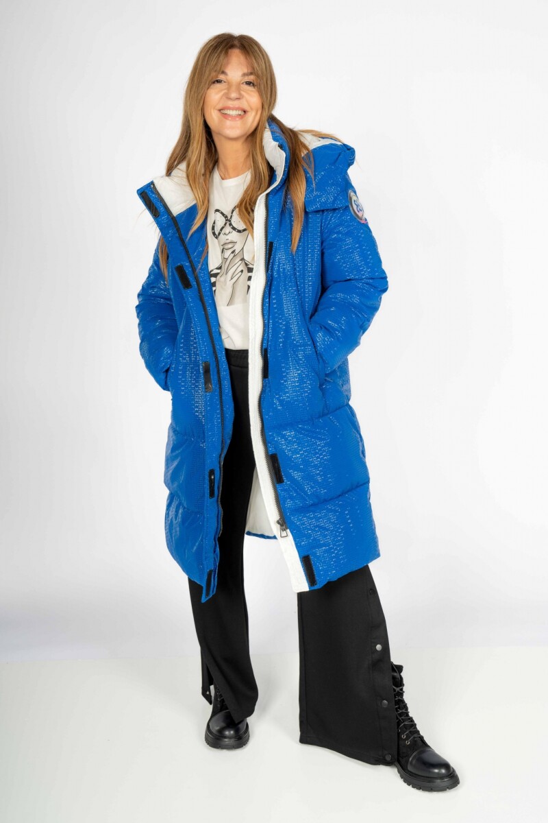 Campera Puffer Azul