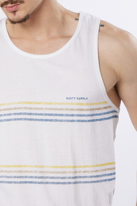 MUSCULOSA MALFBOY RUSTY Blanco