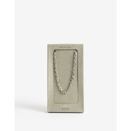 Collar De Acero Men´s Collection Plateado
