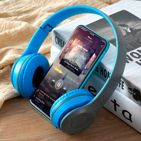 AURICULARES INALAMBRICOS BLUETOOTH P47 DE VINCHA ECONOMICOS AZUL AURICULARES INALAMBRICOS BLUETOOTH P47 DE VINCHA ECONOMICOS AZUL