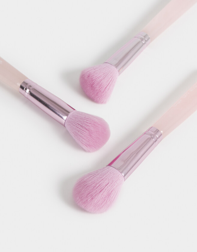 Brochas y Aplicadores In my glow up era Set De Brochas Para Maquillaje - Rosa Claro