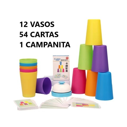 Stack Cup, juego de mesa con tarjeta, entrenamiento lógi Stack Cup, Juego De Mesa Con Tarjeta, Entrenamiento Lógi