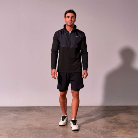 Abrigo Sweat 1/4 Zipper Louis de Hombre Negro