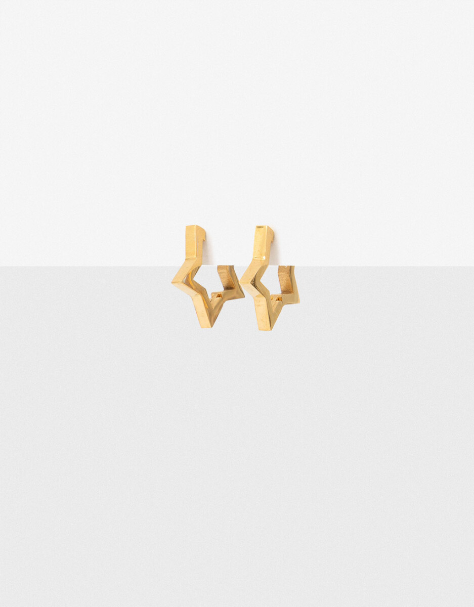 Aros Argolla De Acero Estrella 