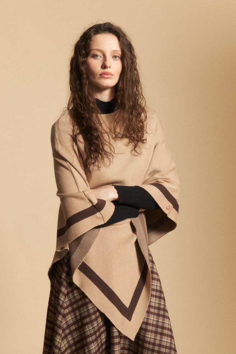 PONCHO RUFINA Beige