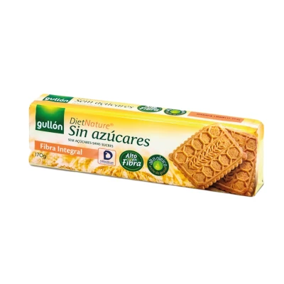 Galletas De Fibra Integral Sin Azúcar Gullón 170g Galleta Fibra Integ S/a Gullon
