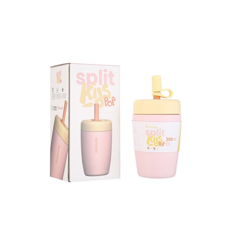 Vaso Split Kids Pop 1014027 350Ml Doble Capa ROSA