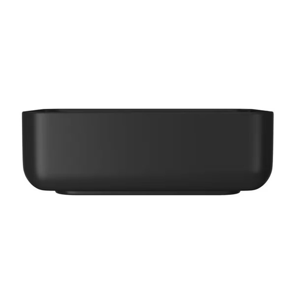 Bacha de apoyo rectangular 40x30 cm negro mate Deca Bacha De Apoyo Rectangular 40x30 Cm Negro Mate Deca