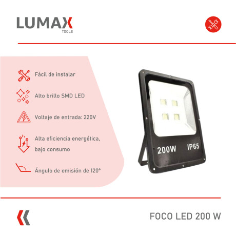 Foco Led De 200w Luz Fría Foco Led De 200w Luz Fría