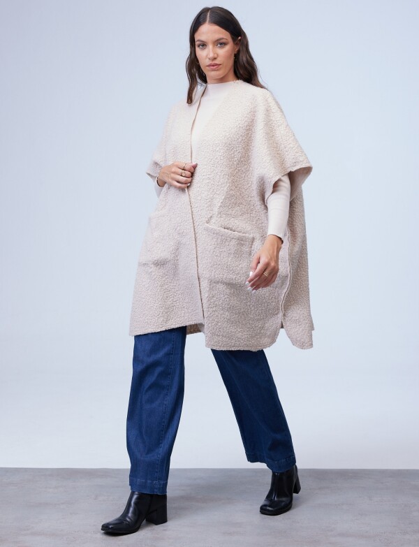 Kimono Bolsillos BEIGE