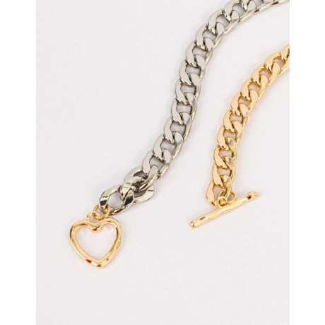 Choker De Metal Combinacion Bicolor