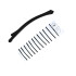 Ondulines negros x12 (M2602) Ondulines Negros X12 (m2602)