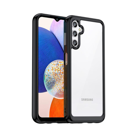 Case Transparente con Borde de Color Samsung A24 Black