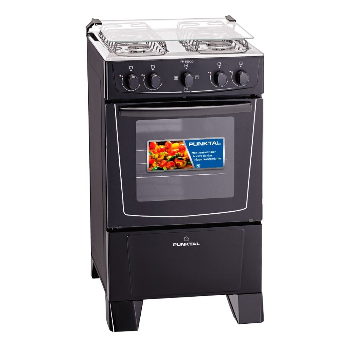 Cocina Combinada 4 Hornallas Punktal PK509 