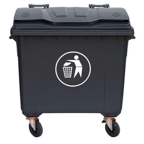Contenedor De Residuos Gris - 1100 Litros Contenedor De Residuos Gris - 1100 Litros