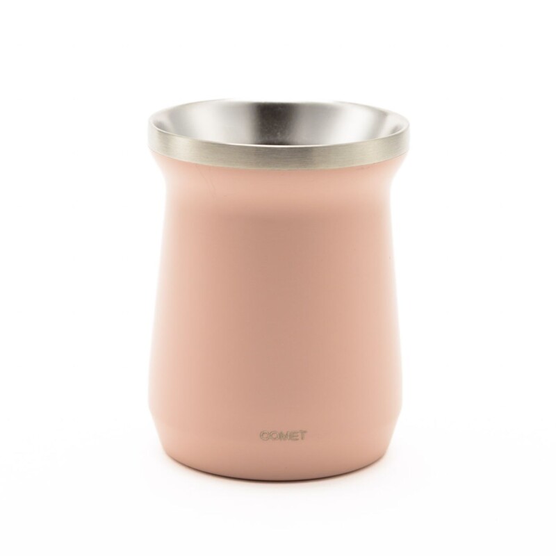 Mate Comet Amalfi 160 ml Acero Inoxidable Rosado