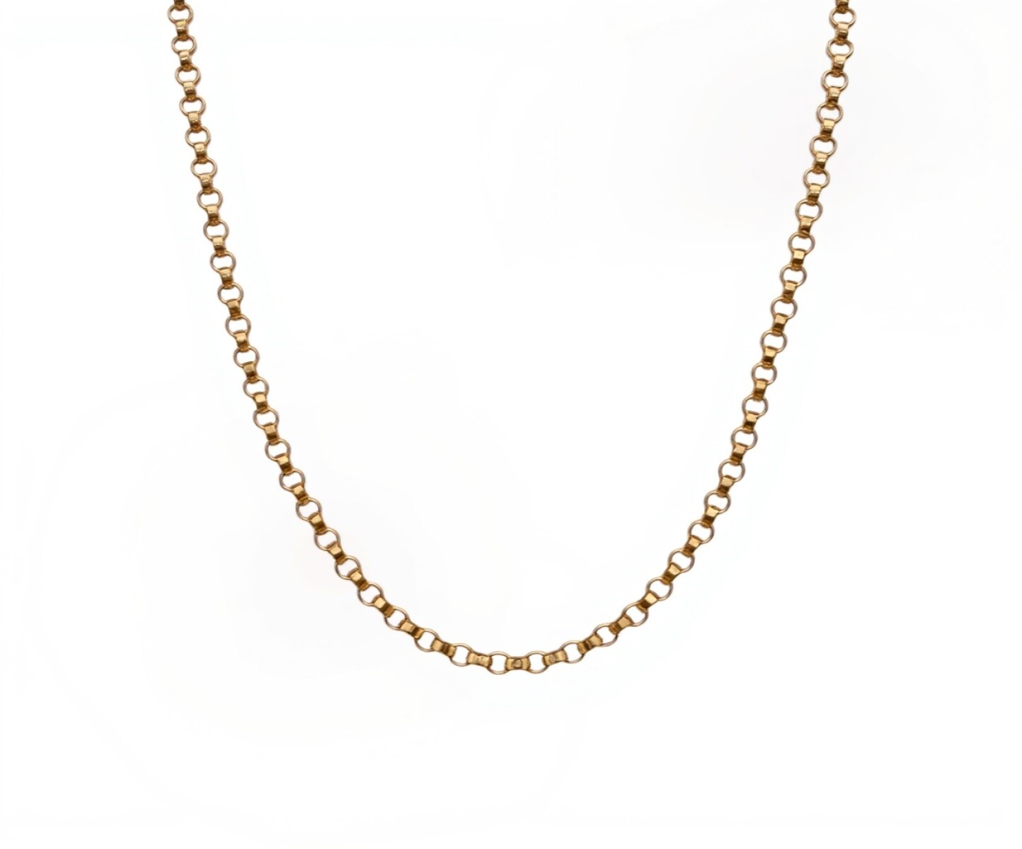 Cadena oro Rolo-Oro bajo -Sin Piedra-CD8003 - sinpiedra 