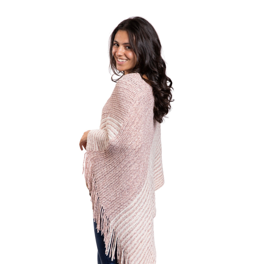CHERRY PONCHO OLDPINK