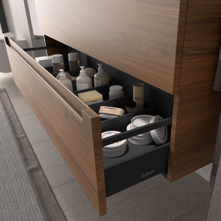 Mueble Monterrey 2 Cajones 70 cm con Bacha Mueble Monterrey 2 Cajones 70 cm con Bacha