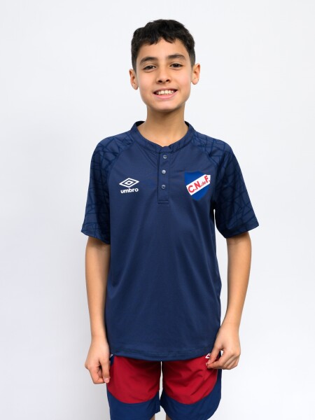 REMERA POLO ORYN Nacional Junior Azul Marino