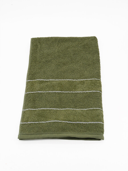TOALLA DE MANO VELVET VERDE MUSGO