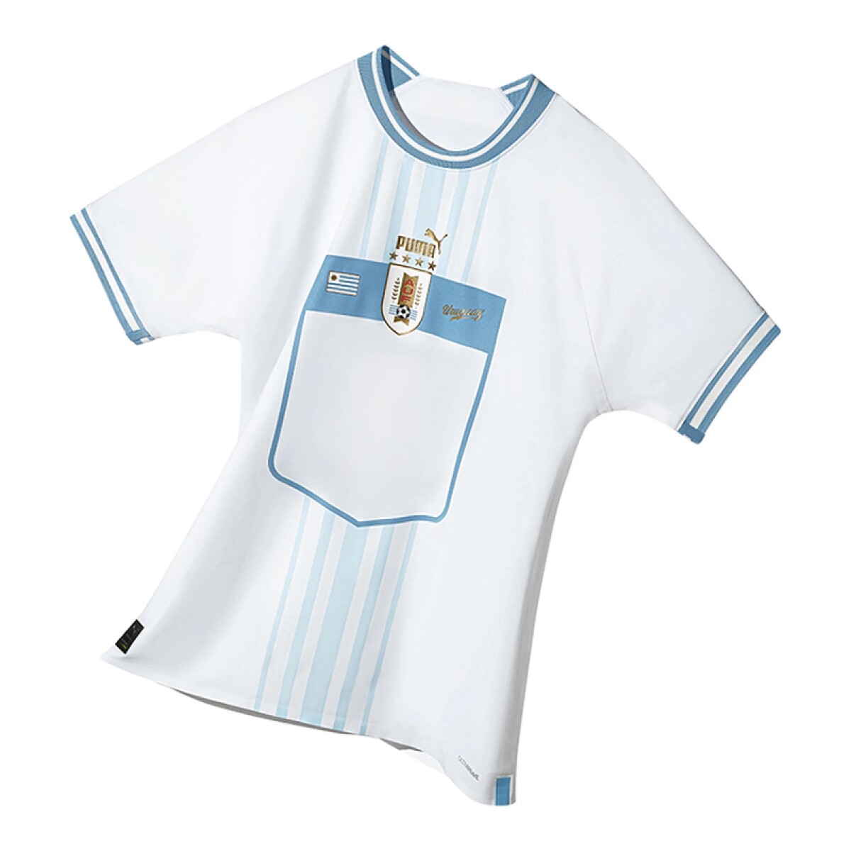 Camiseta Puma Uruguay Away 22 Blanca - S/C 