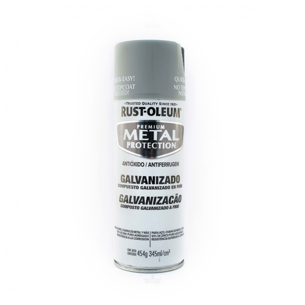 AEROSOL RUST OLEUM COMPUESTO GALVANIZADO MATE FRIO- 454GRS - N/A 