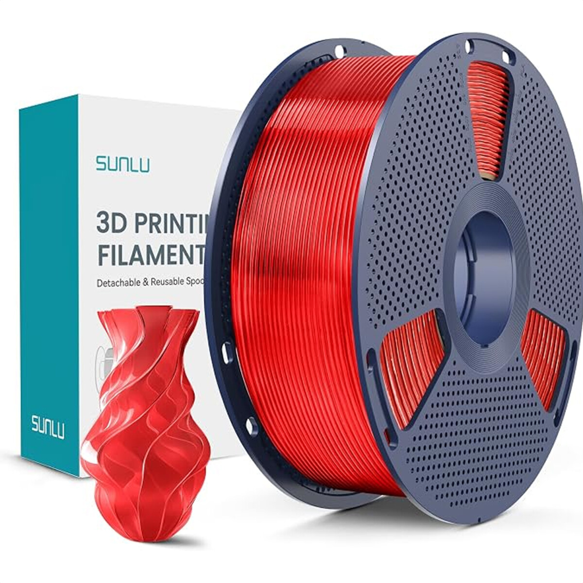 Filamento Sunlu Silk Pla+ 1.75 Mm - ROJO 