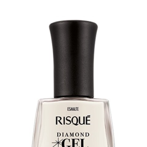 Esmalte Diamond Gel Cha Branco Risque Esmalte Diamond Gel Cha Branco Risque