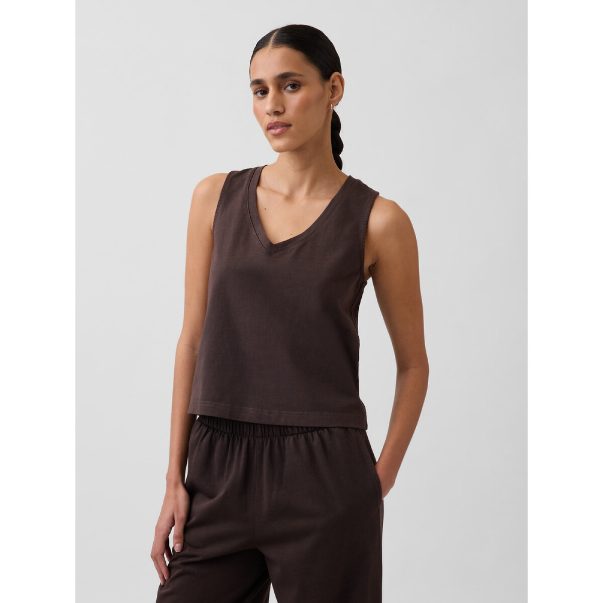 SL HVY VINTAGE VNK SHELL - TERRA BROWN 