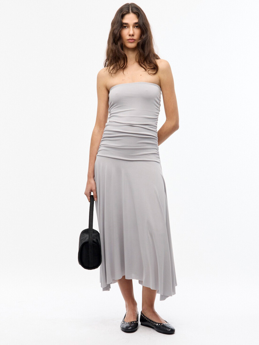 VESTIDO STRAPLESS AGNES 