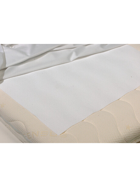 Sábana impermeable 100 franela blanco Sábana impermeable 100 franela blanco