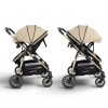Coche de bebé Bebesit Travel System Jumbo con Baby Silla Negro