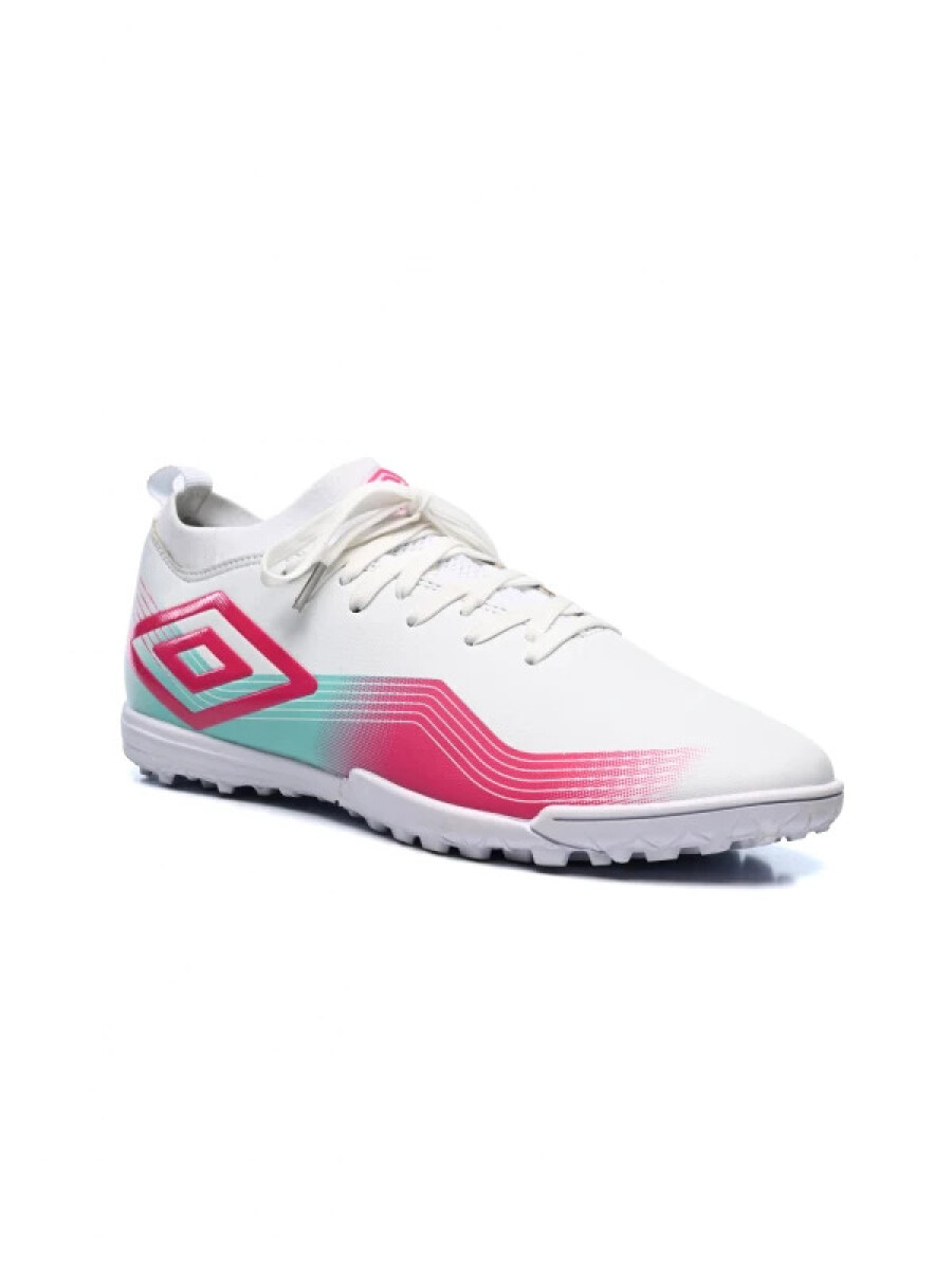 Futbol5 Adulto (TF) - Umbro - UMBRO CHAMPION FUTBOL HOMBRE VIBE TF de Hombre - 20103701 - Blanco-rosado 