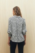 CAMISA LIRIAN Negro/Blanco