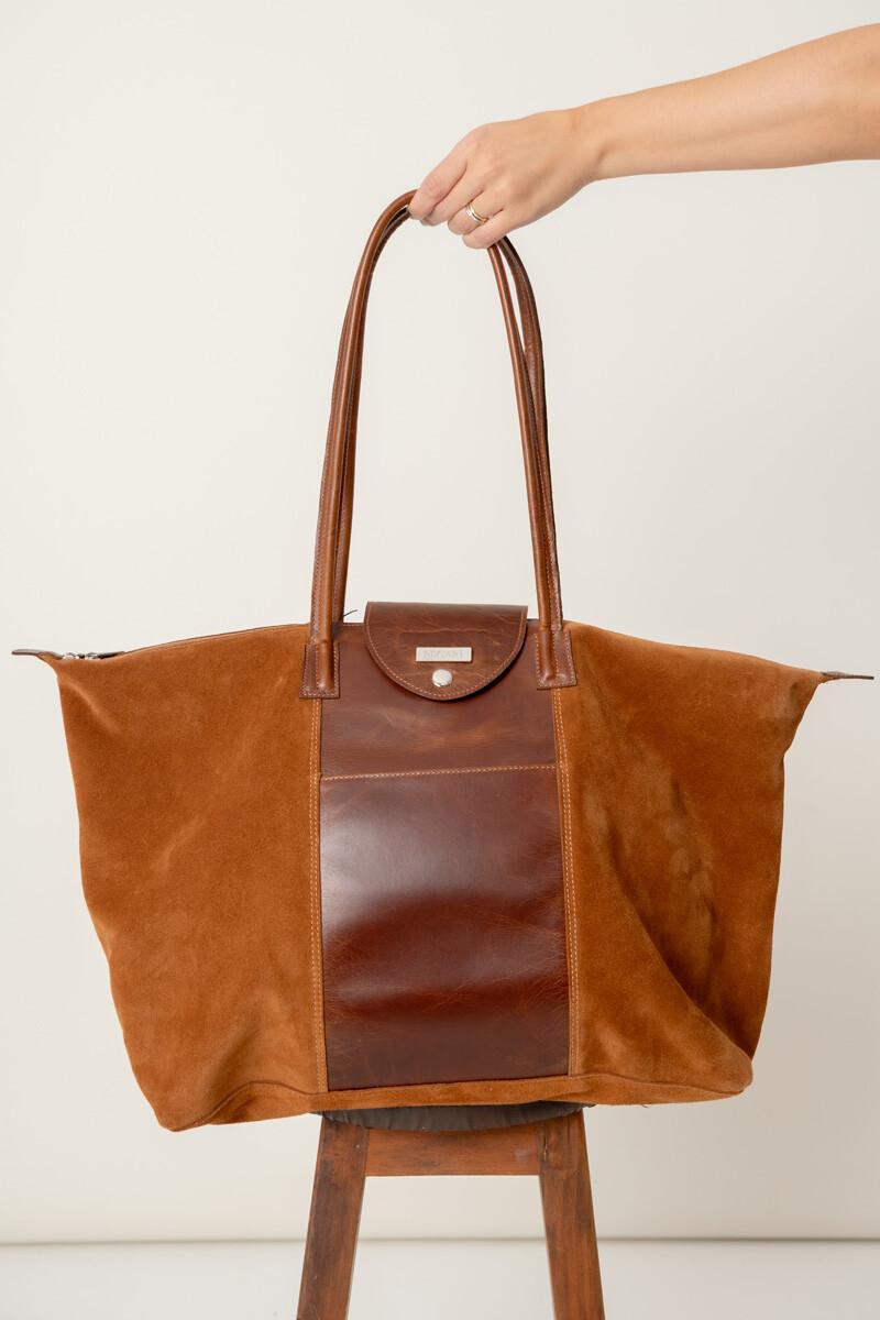 Bolso travel - Oxido gamuza 