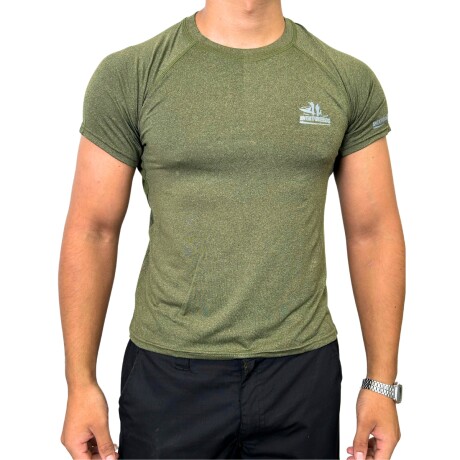 Remera DryFit manga corta - Aventureros Verde